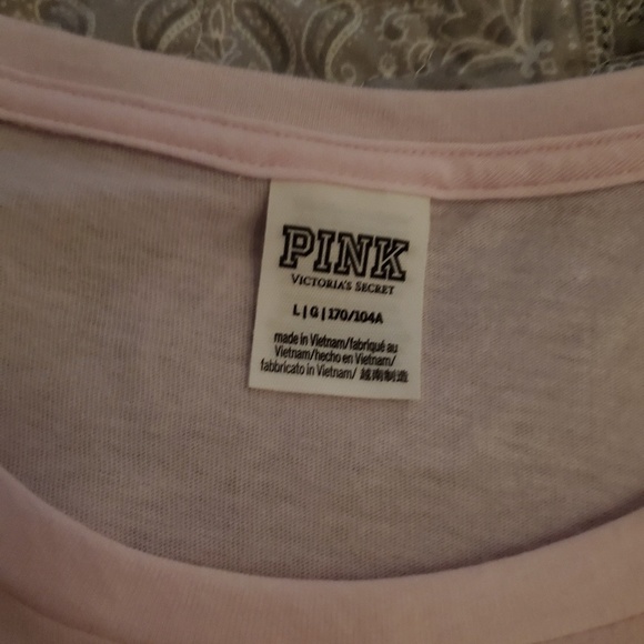 VS Pink Campus Crew  Long Sleeve Tee - Picture 2 of 5
